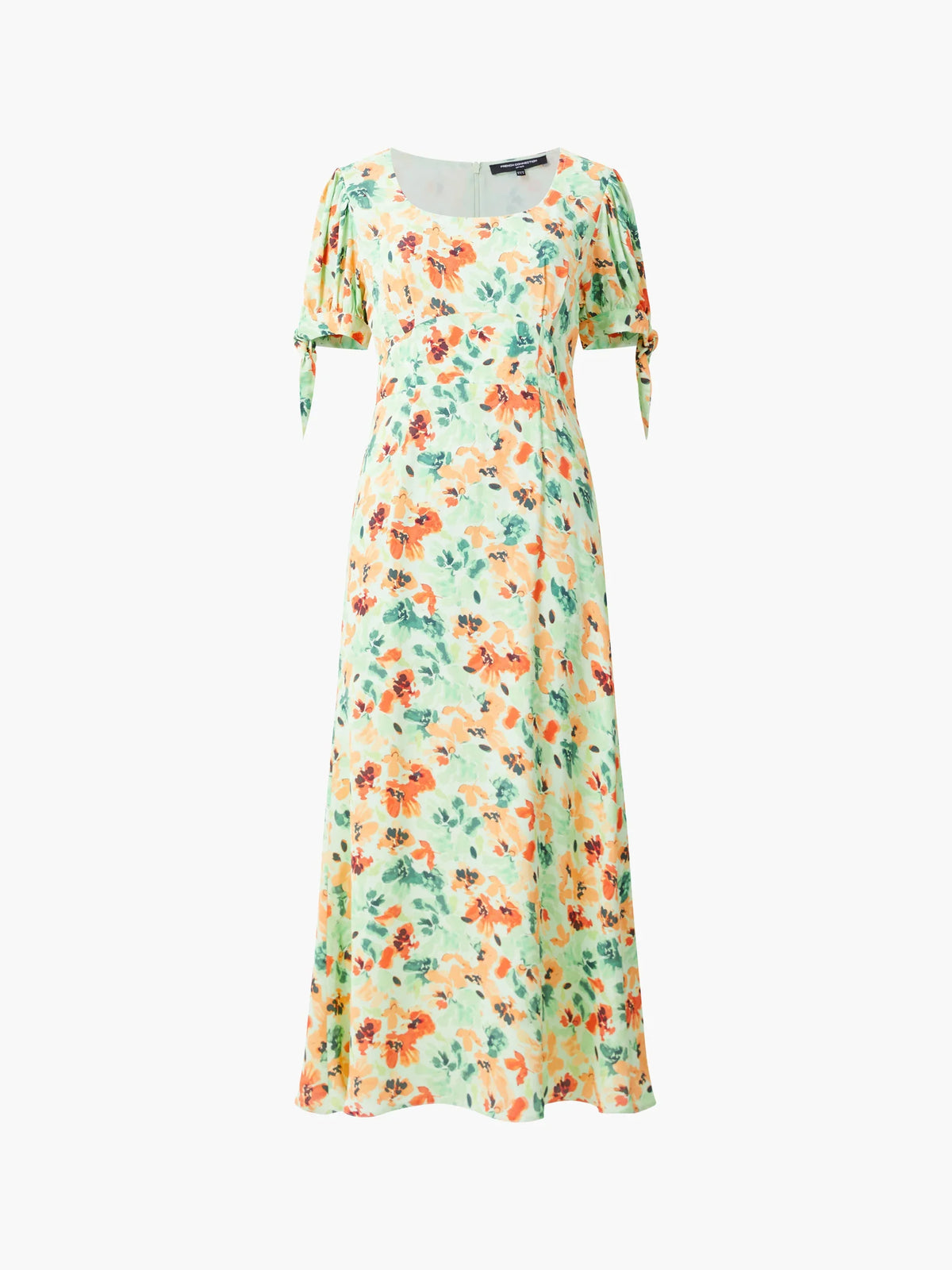 Eve Crepe Scoop Neck Midi Dress
