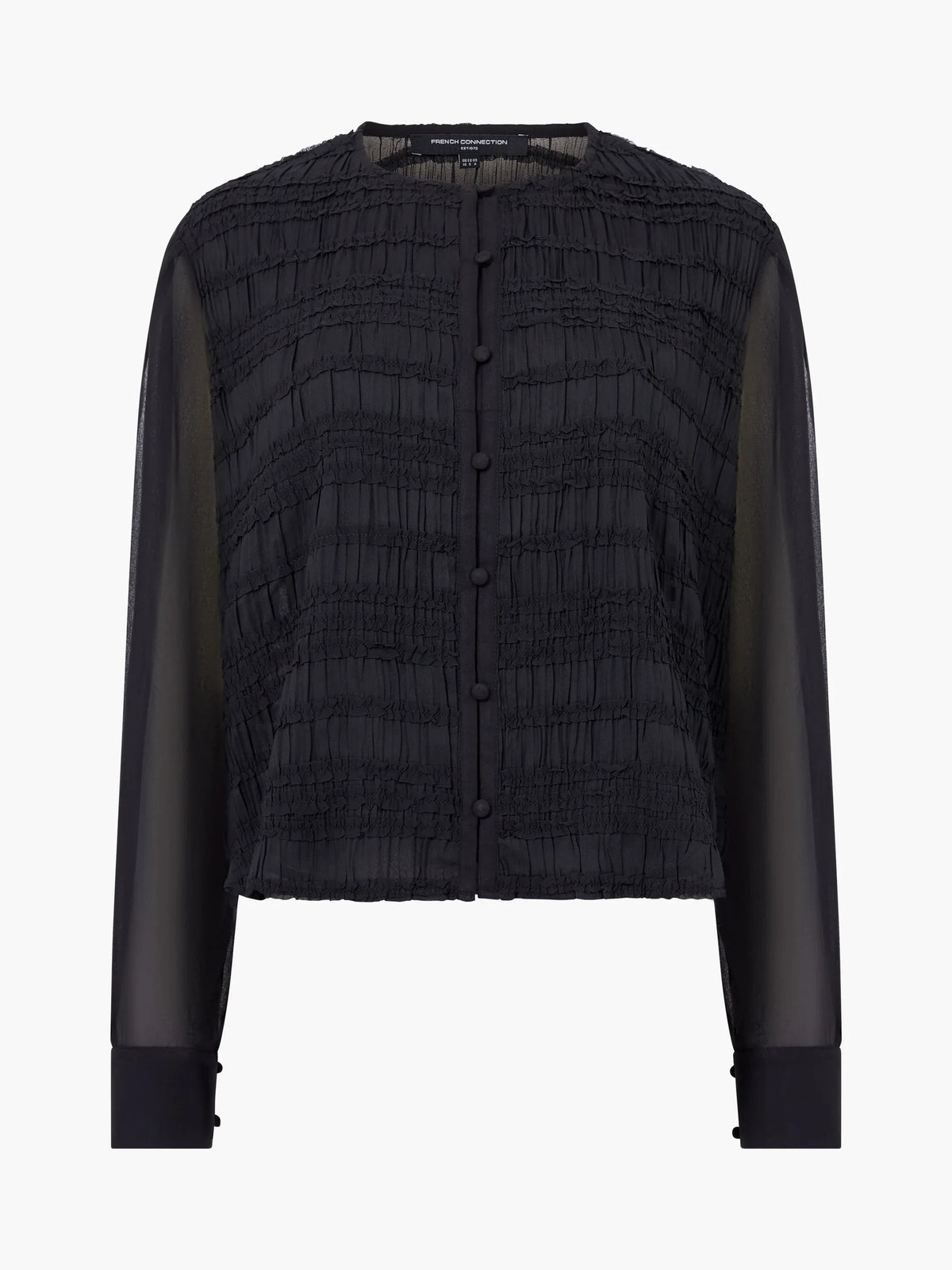Canary Pleated Long Sleeve Shirt