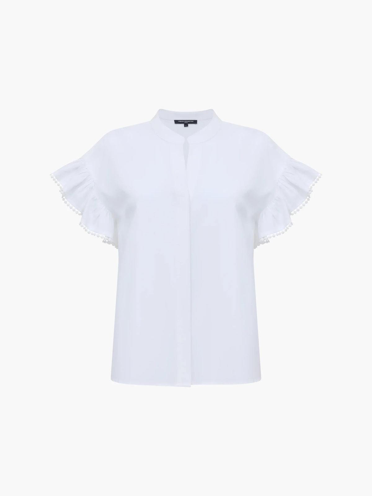 Sindey Cotton Half Placket Trim Detail Shirt