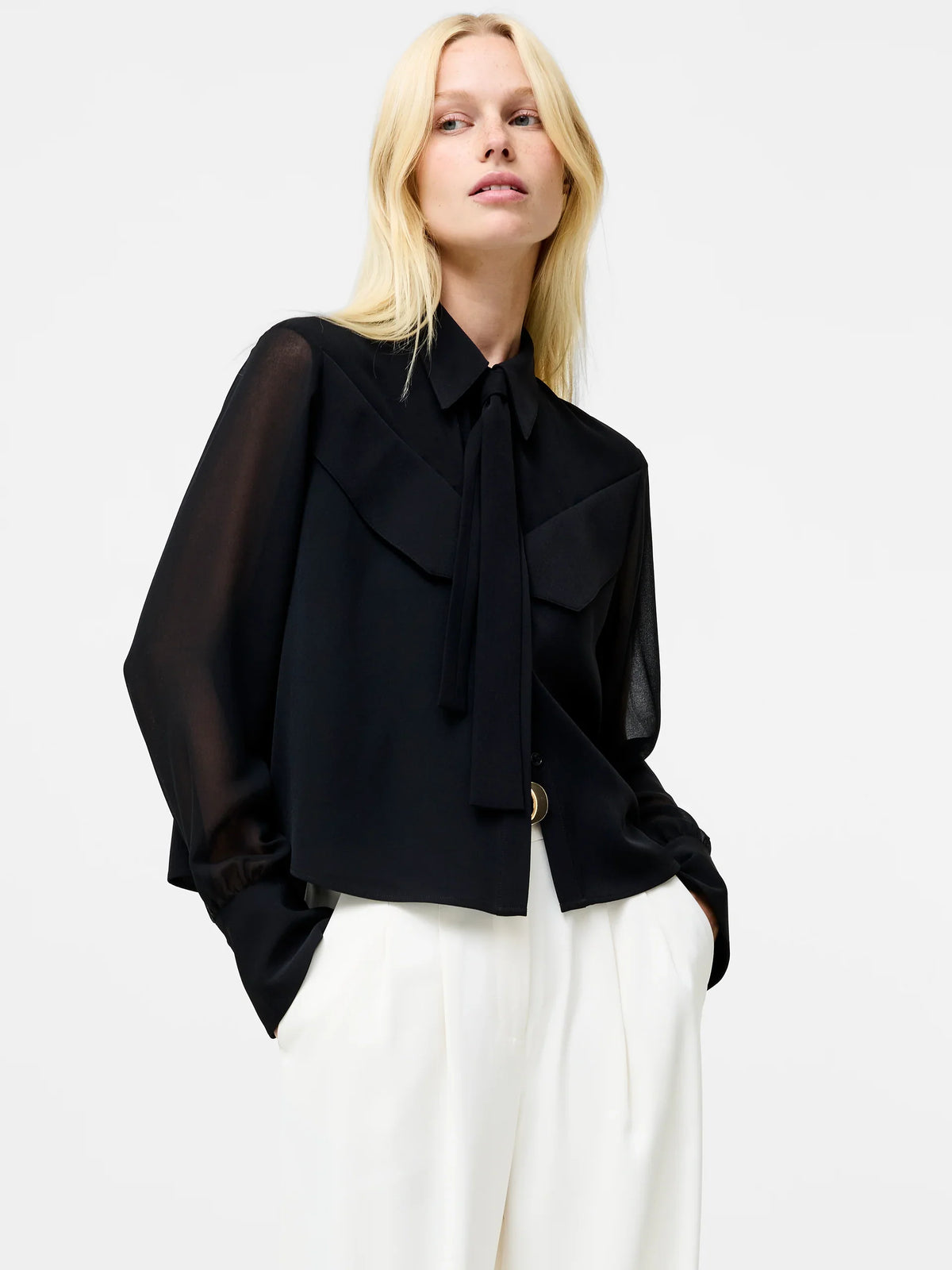 Arezzo Neck Tie Shirt