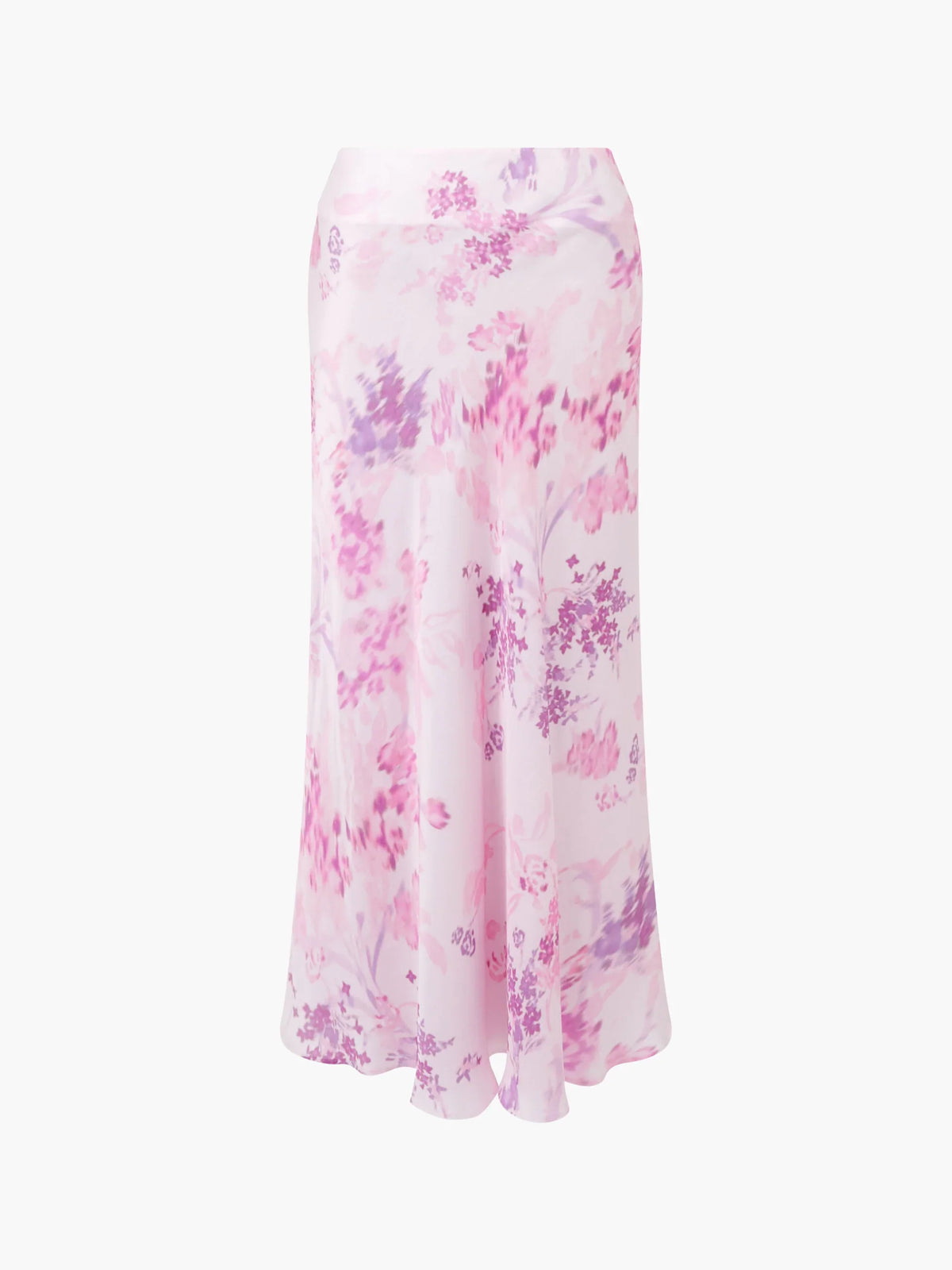 Elyria Oona Satin Midi Skirt