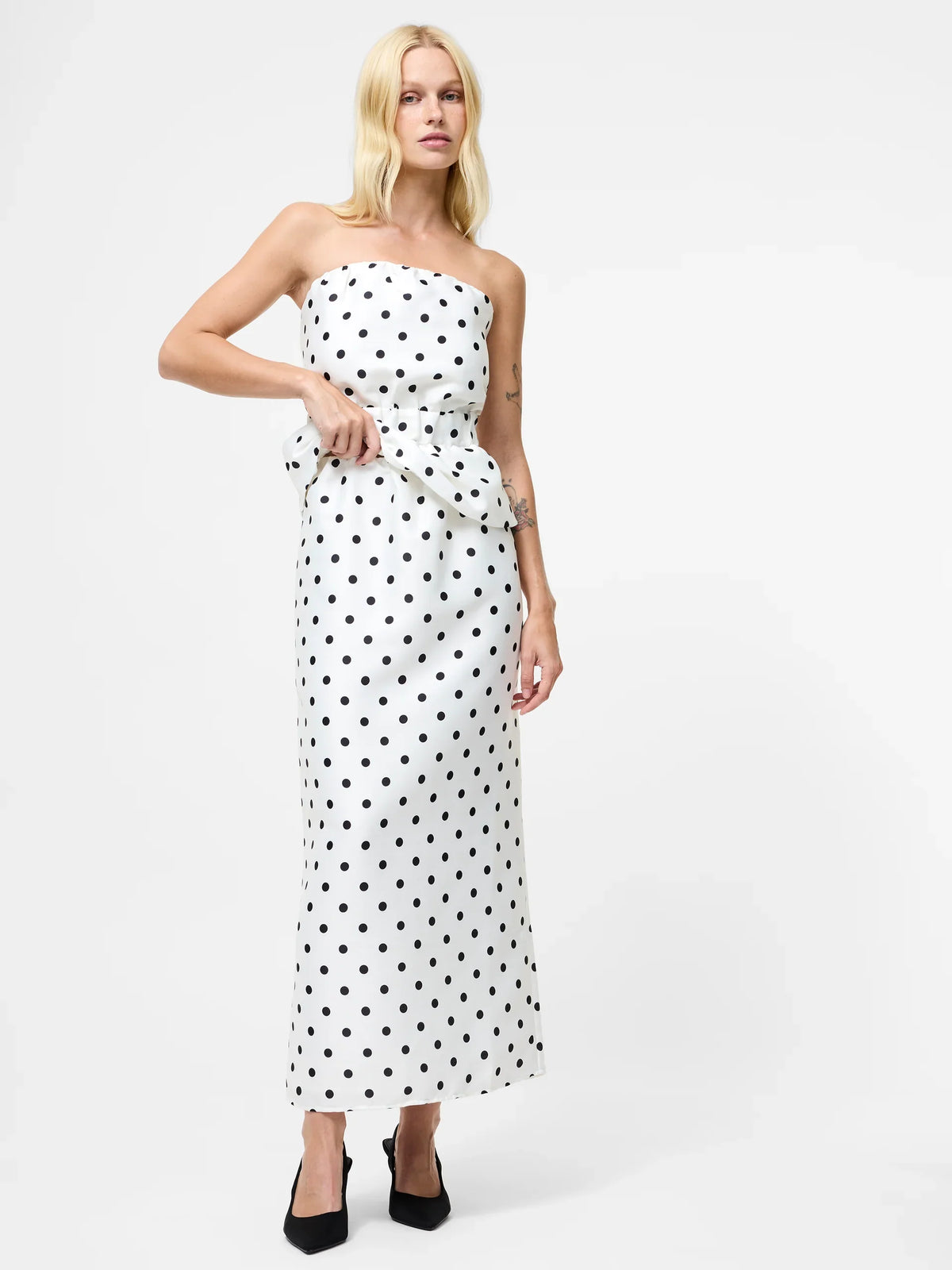 Polka Dot Maxi Skirt