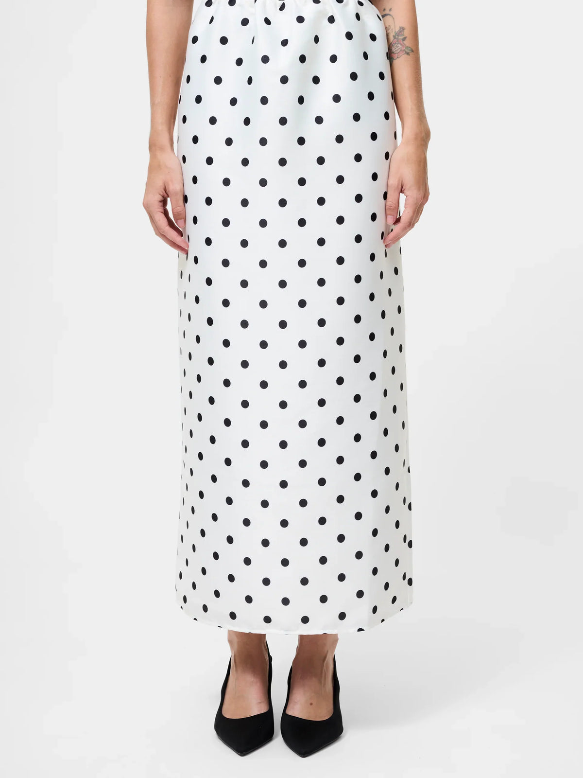 Polka Dot Maxi Skirt
