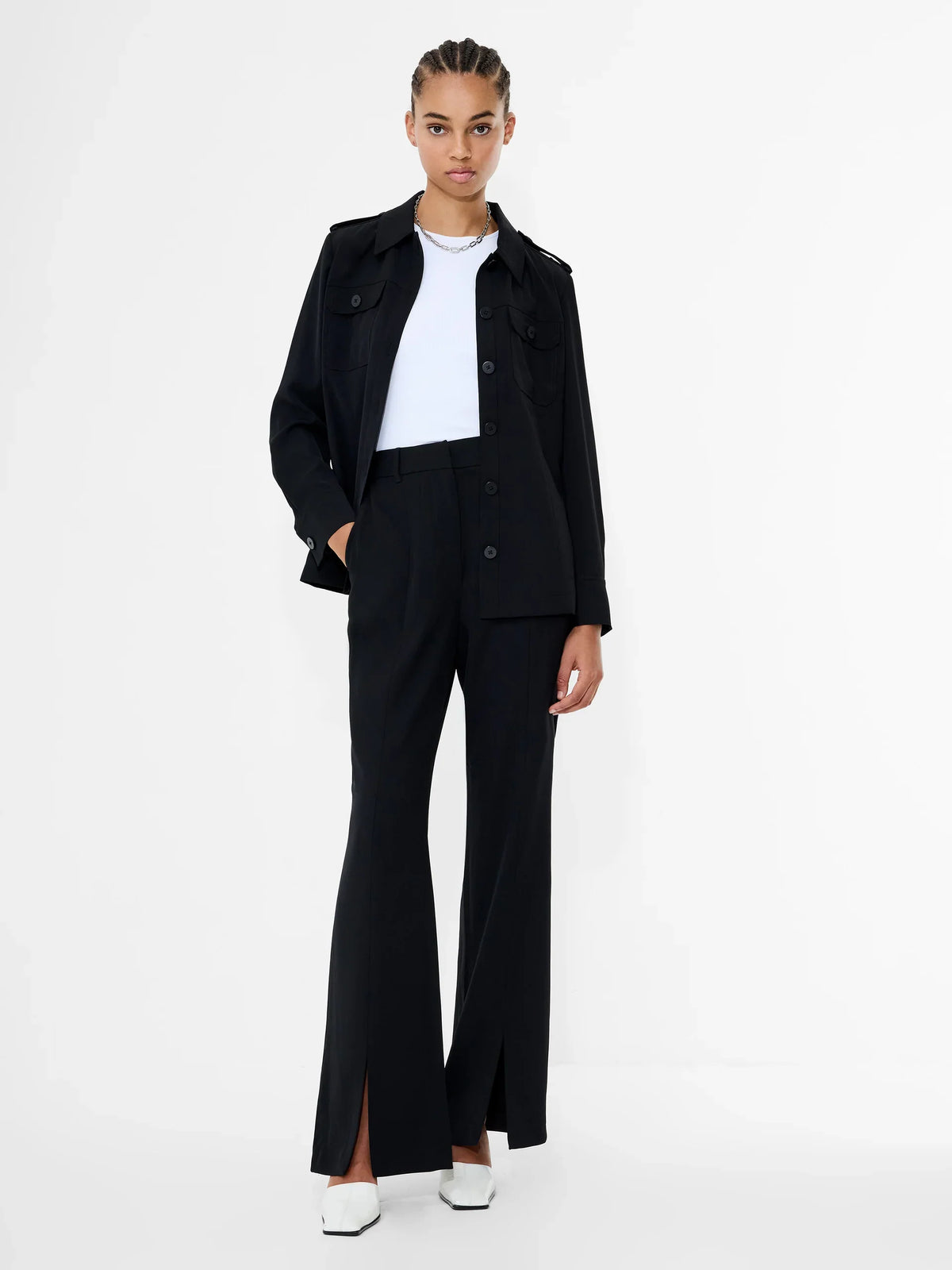 Vinnie Tailored Slit Trousers