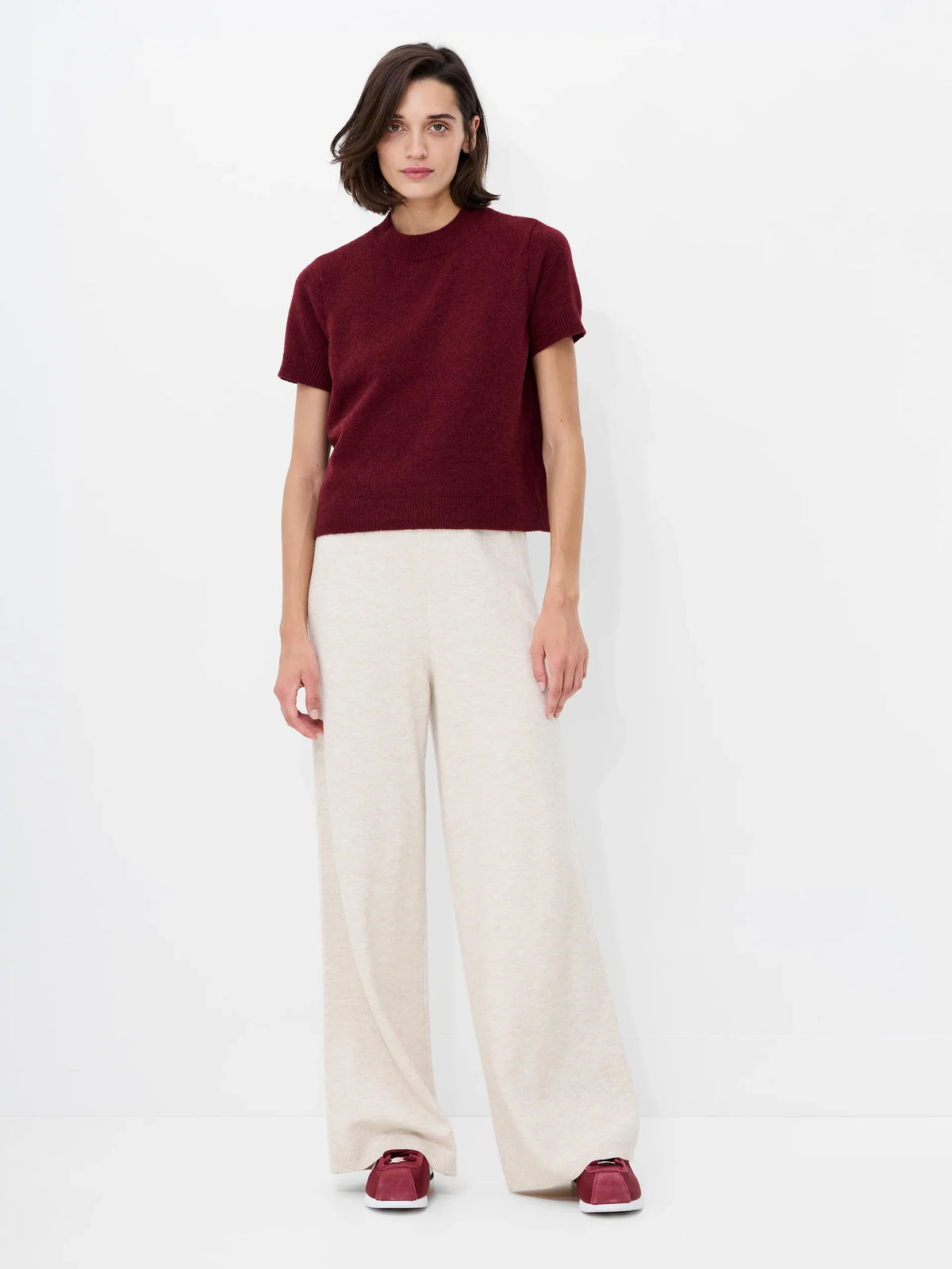Marley Knit Wide Leg Trousers