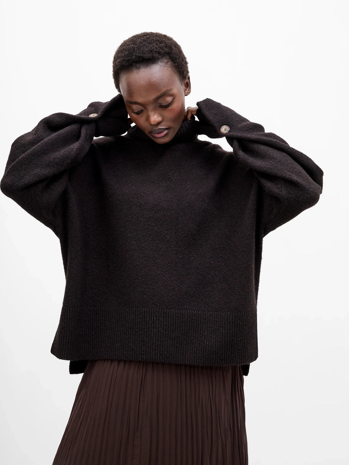 Kezia Recycled Roll Neck Jumper