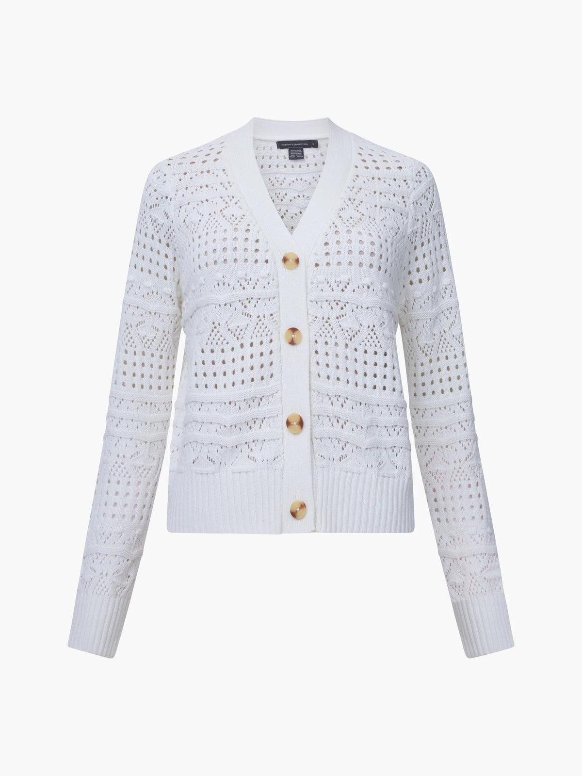 Crochet Bobble Knit Cardigan