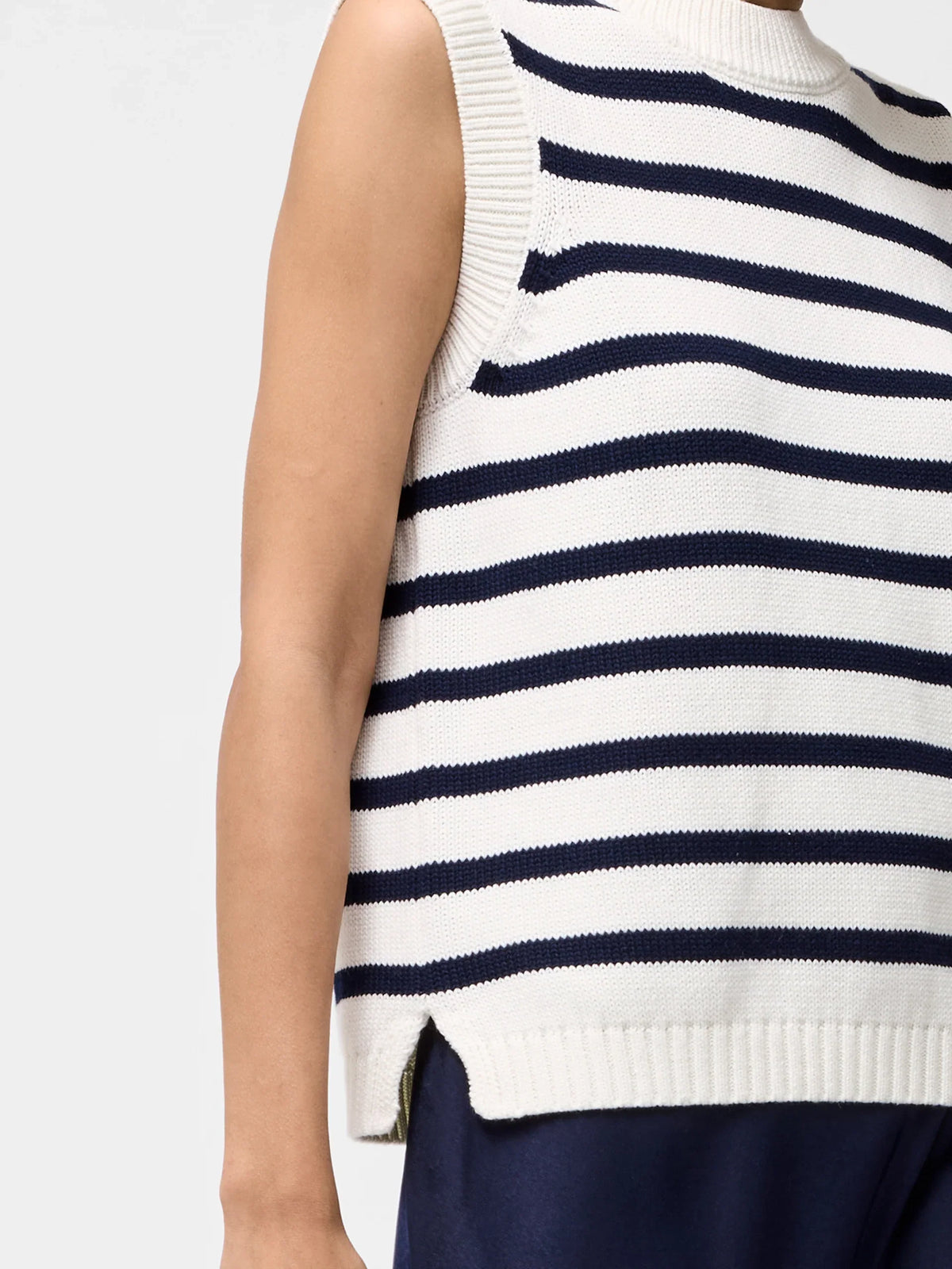 Striped Oversize Knit Tank