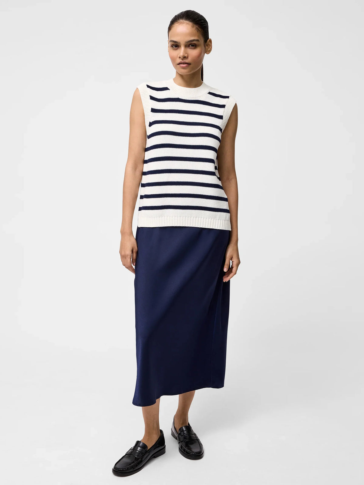 Striped Oversize Knit Tank