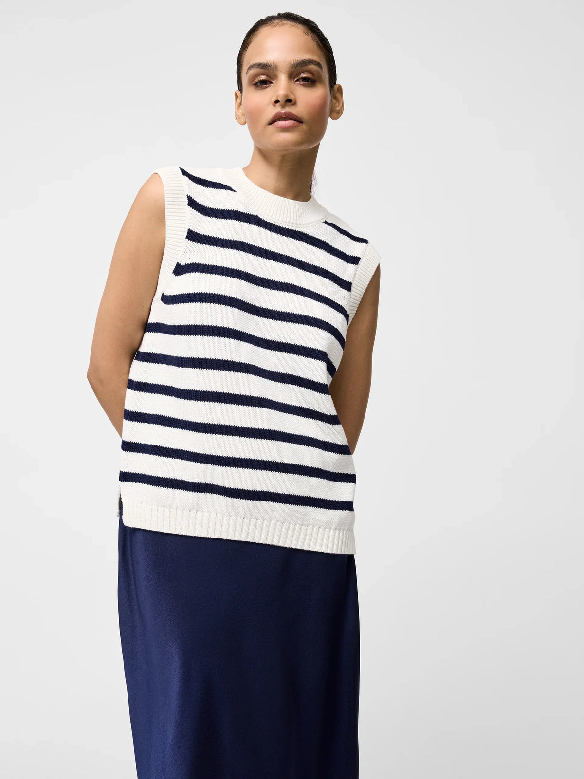 Striped Oversize Knit Tank